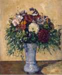 Cezanne Paul Flowers in a Blue Vase  - Hermitage